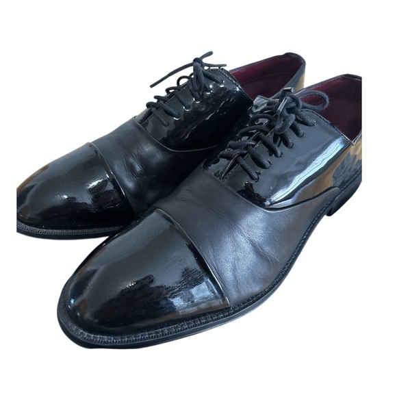 The Blk Tux Patent Leather Tuxedo Oxford Black‎ Dress Shoes Men’s Size 8 main image 10